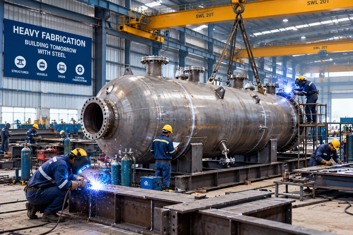 Factory floor — fabrication bay